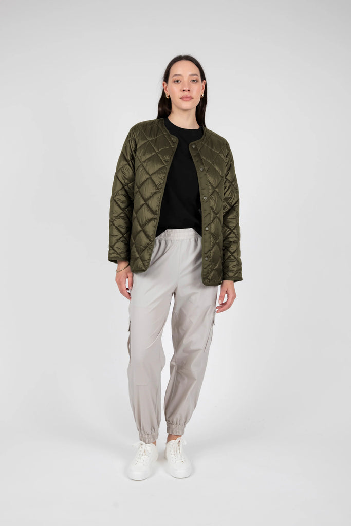 Marlow Alpine Quilted jacket Dark Olive