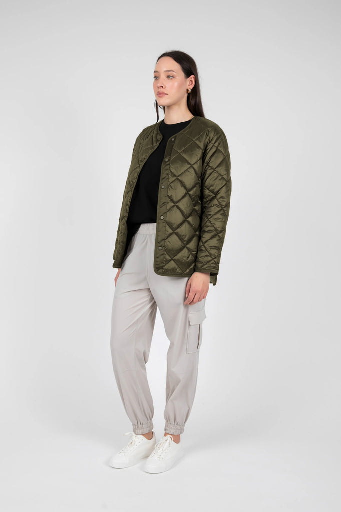 Marlow Alpine Quilted jacket Dark Olive