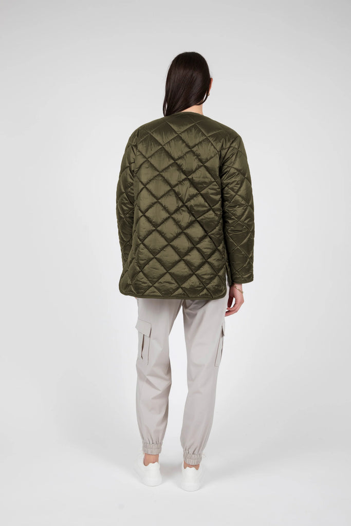 Marlow Alpine Quilted jacket Dark Olive