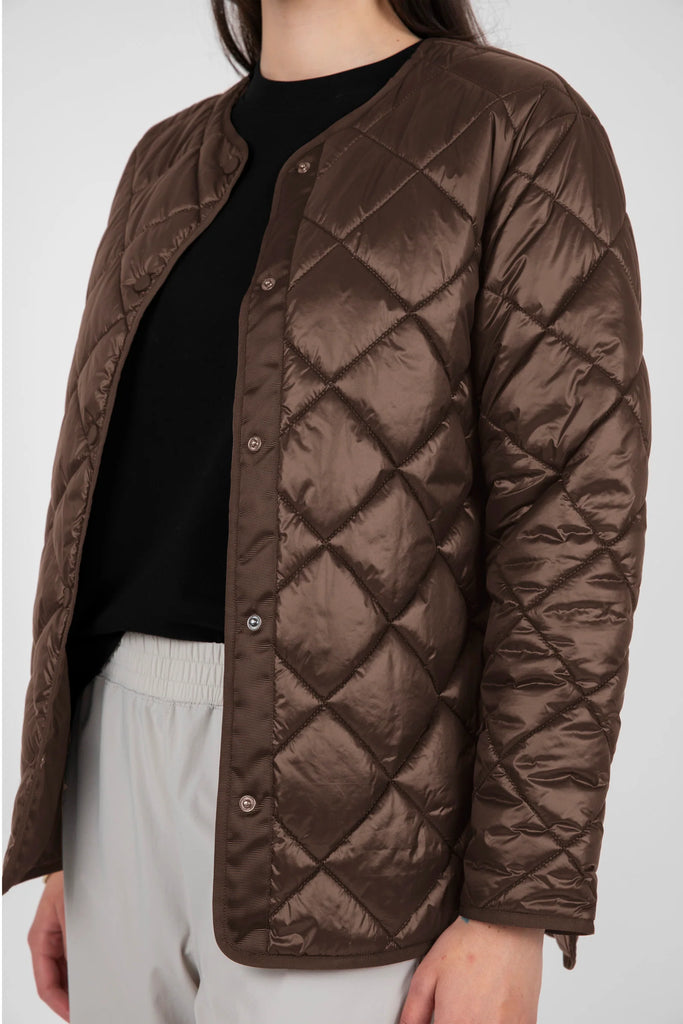 Marlow Alpine Quilted Jacket Espresso