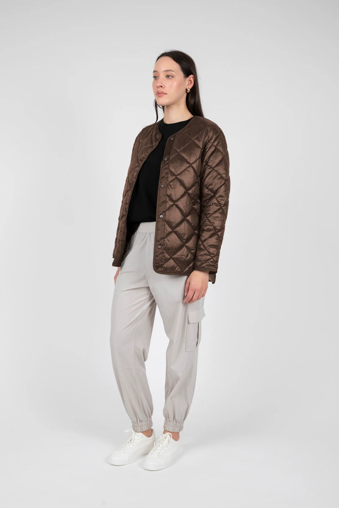 Marlow Alpine Quilted Jacket Espresso