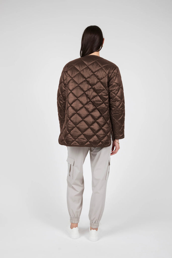 Marlow Alpine Quilted Jacket Espresso