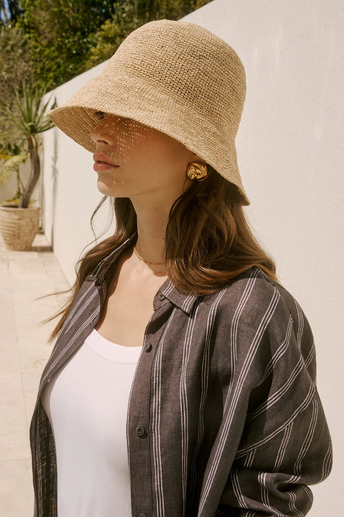 Marlow Capri Bucket Hat Natural