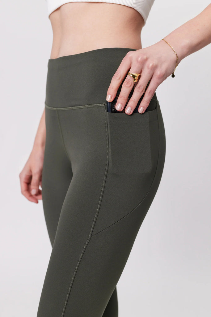 Marlow Pace 7/8 Legging Kelp Green