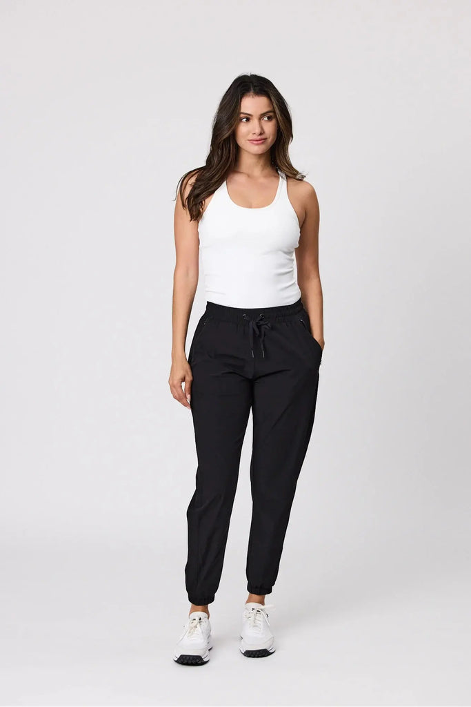 Marlow Black Lightweight travel pant ideal for travelling