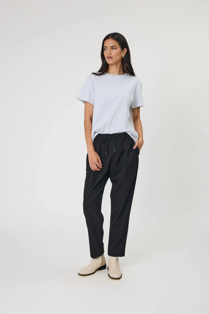 Marlow Uno Stripe tee Powder Stripe