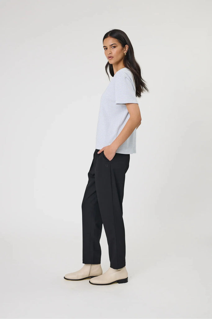 Marlow Uno Stripe tee Powder Stripe