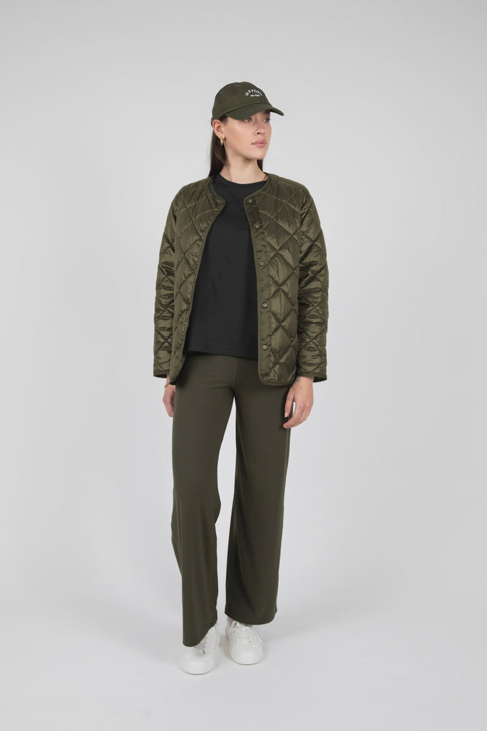 Marlow Alpine Quilted jacket Dark Olive