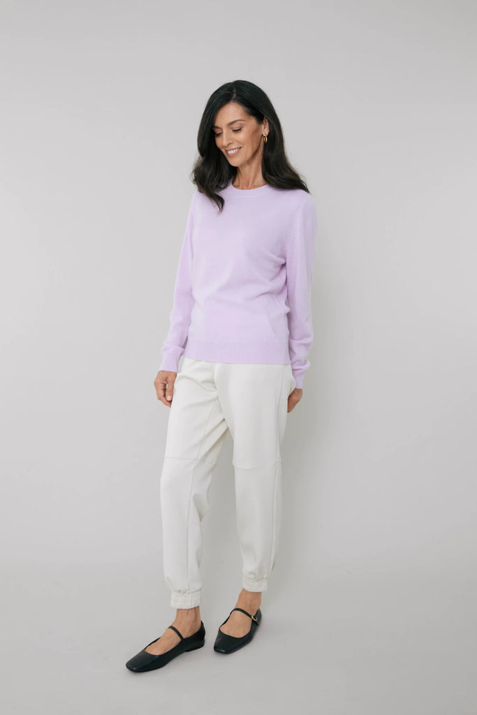 Marlow Cashmere Crew Neck Sweater Orchid