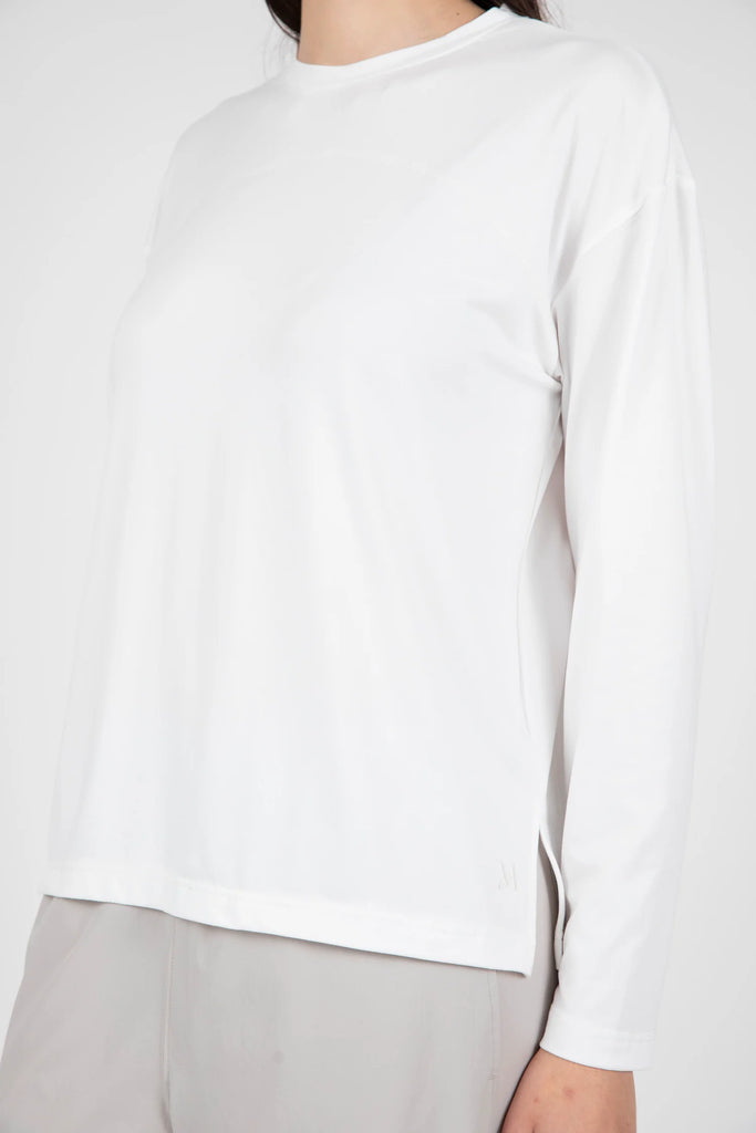 Half Time Long Sleeve Tee | Ivory Tees XS,S,M,L Marlow