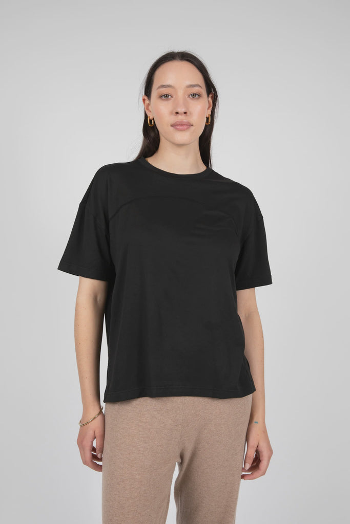 Marlow Half Time Short Sleeve Tee Black