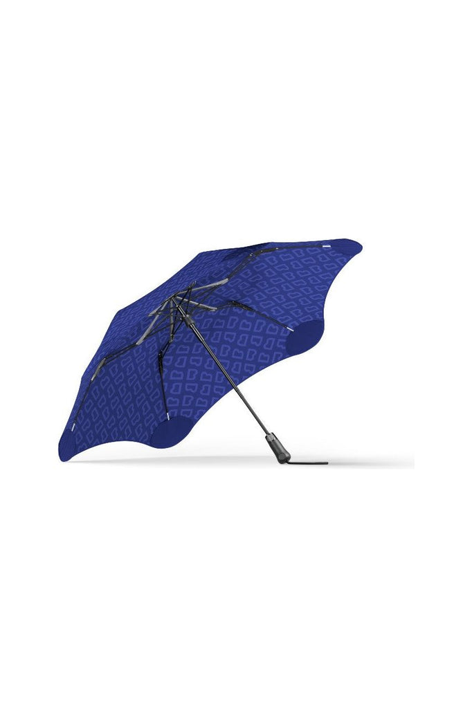 Metro Umbrella x Puddle Blue Monogram Umbrellas Blunt