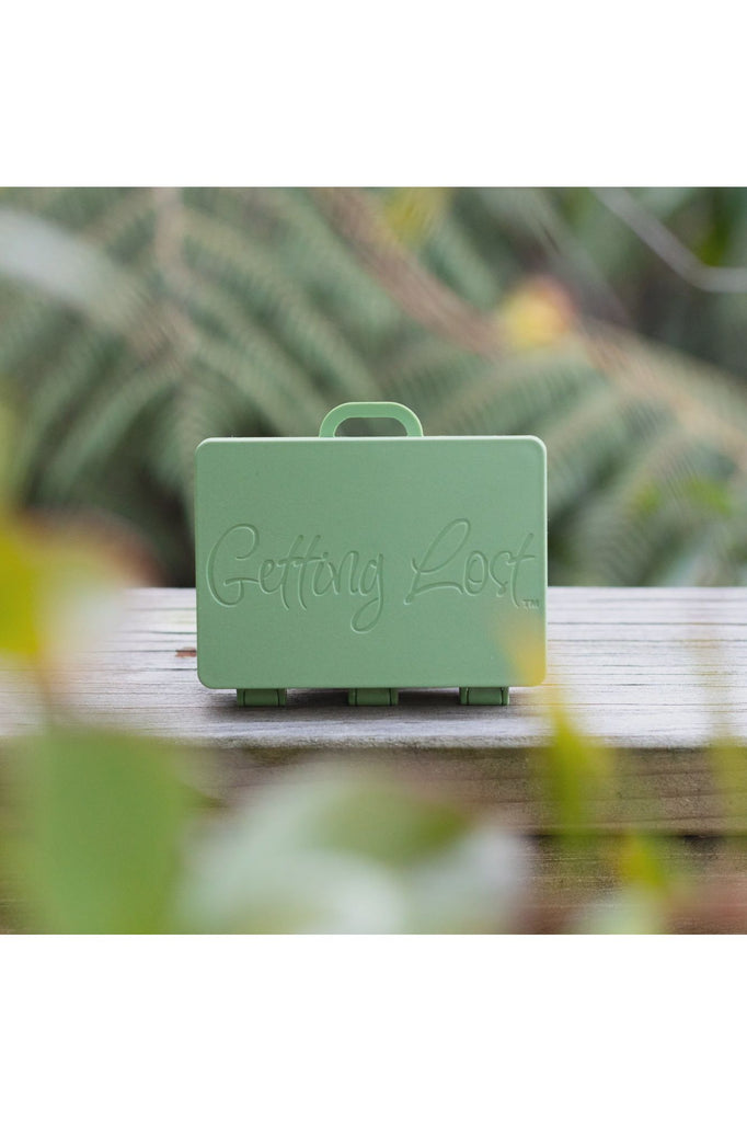 Travel Games Suitcase | Moss Green Games Getting Lost