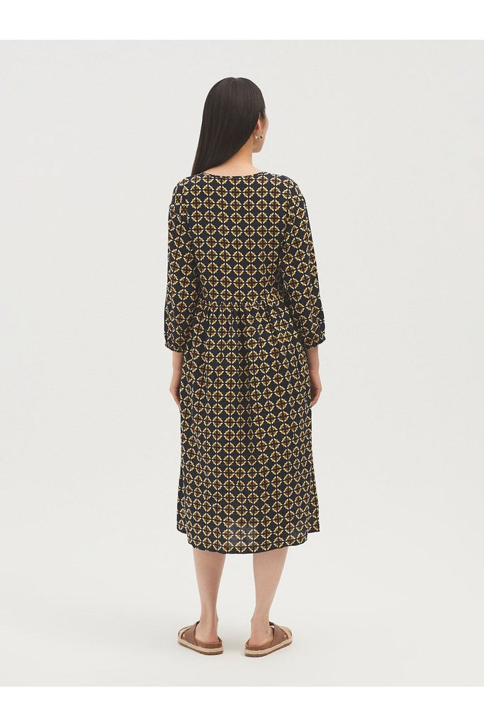 Nice Things Beehive Print Dress on model