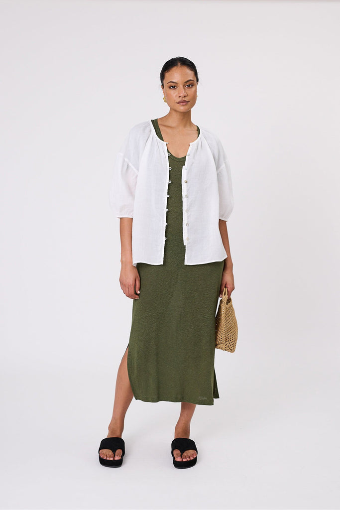 Marlow Noto T Shirt Dress Cypress