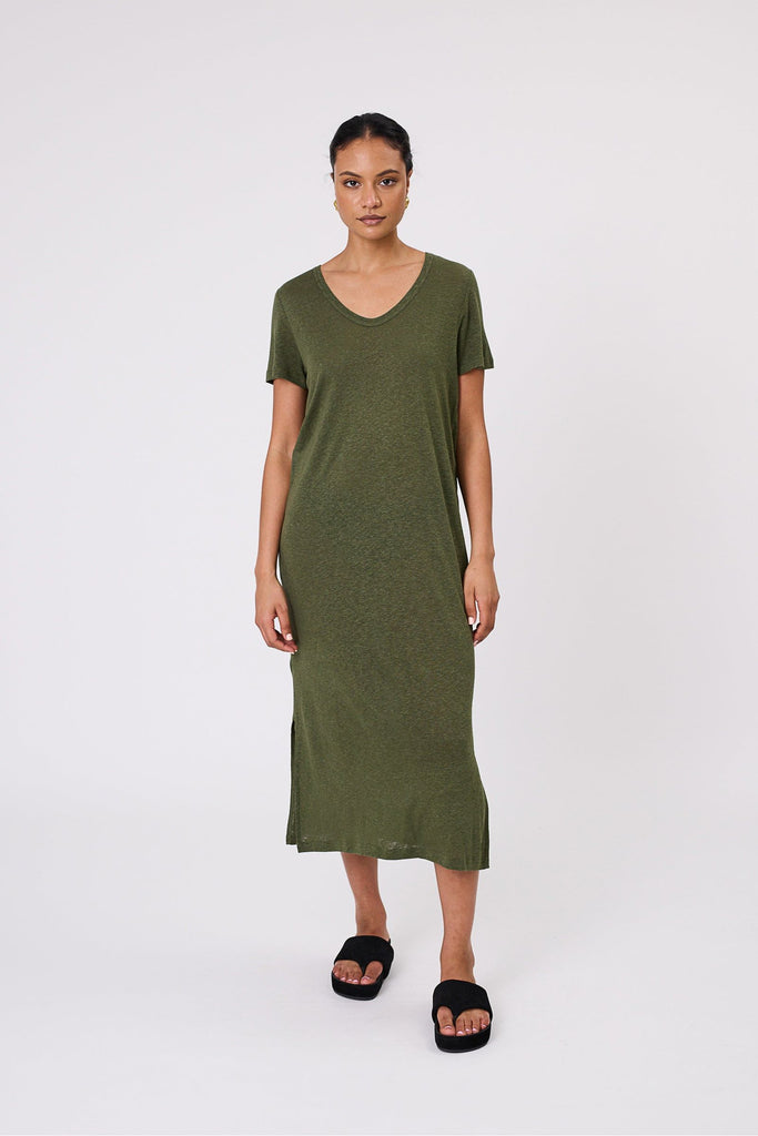 Marlow Noto T Shirt Dress Cypress