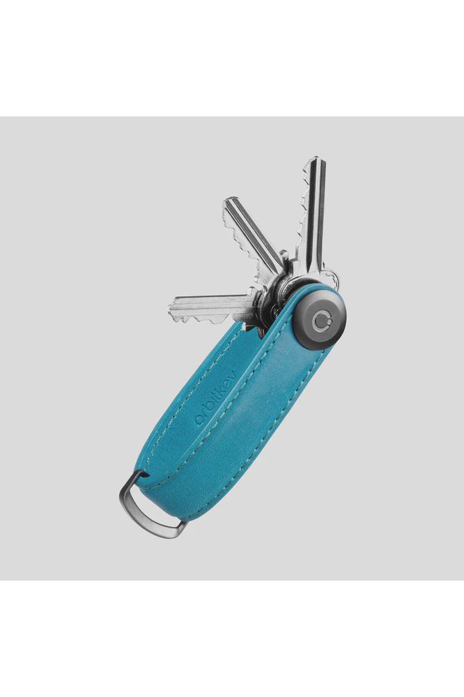 Key Organiser Crazy Horse Leather | Teal Keyrings Orbitkey