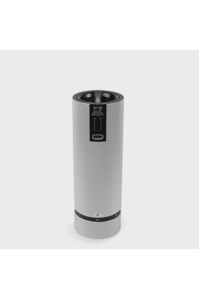 Line Electric Salt Mill | Aluminum Salt + Pepper Grinders Peugeot