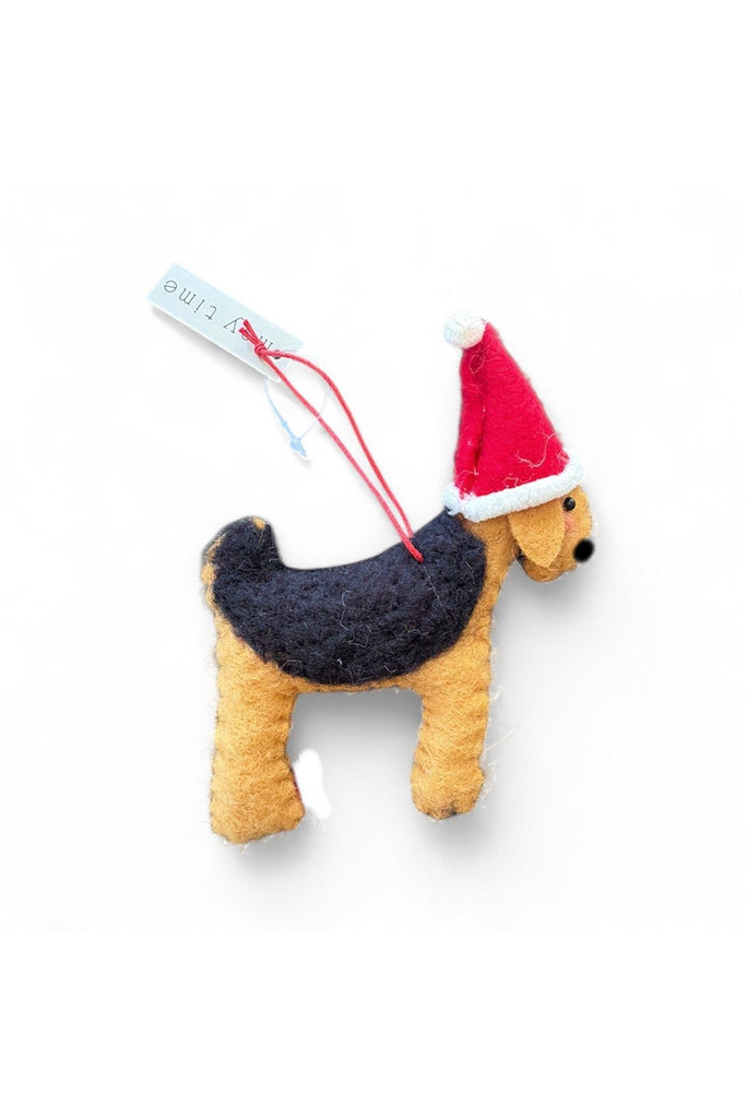 Christmas Decoration  | Felt Hanging Dog |Scottie Christmas Decorations May Time