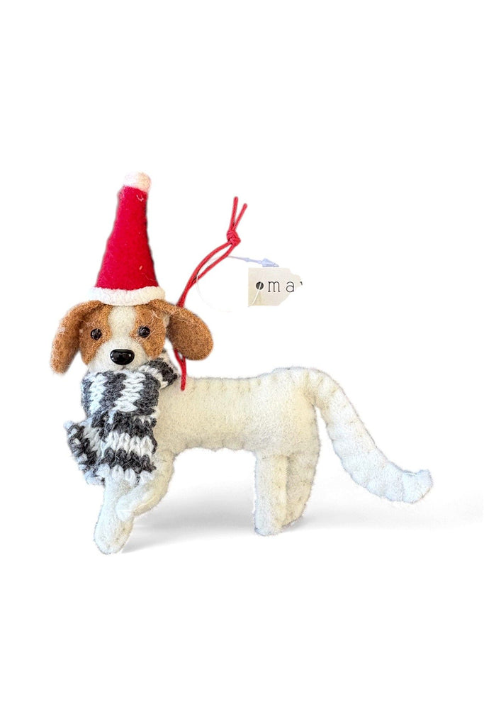 Christmas Decoration | Felt Hanging Dog | Biggie Christmas Decorations May Time