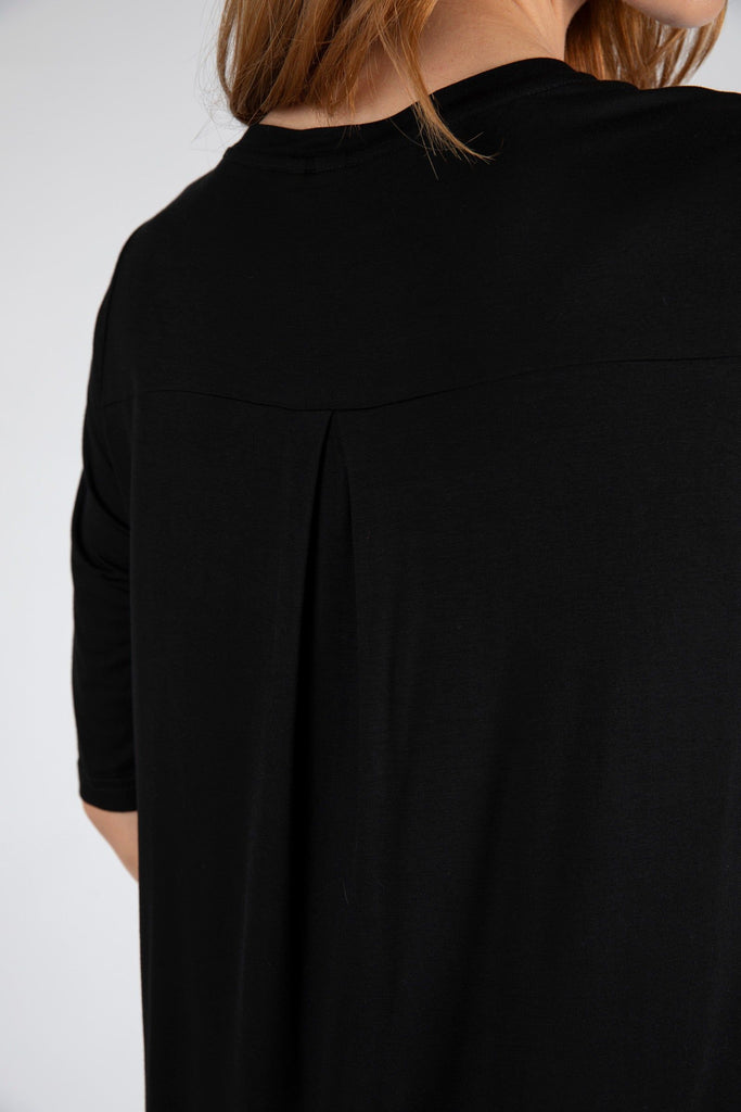 Marlow Anytime Tee 3/4 sleeve Black