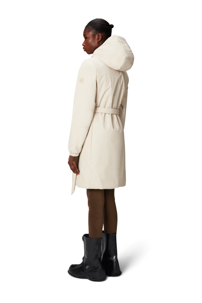 Lohja Long Insulated Curve Jacket | Dune Coats XS,S,M,L Rains