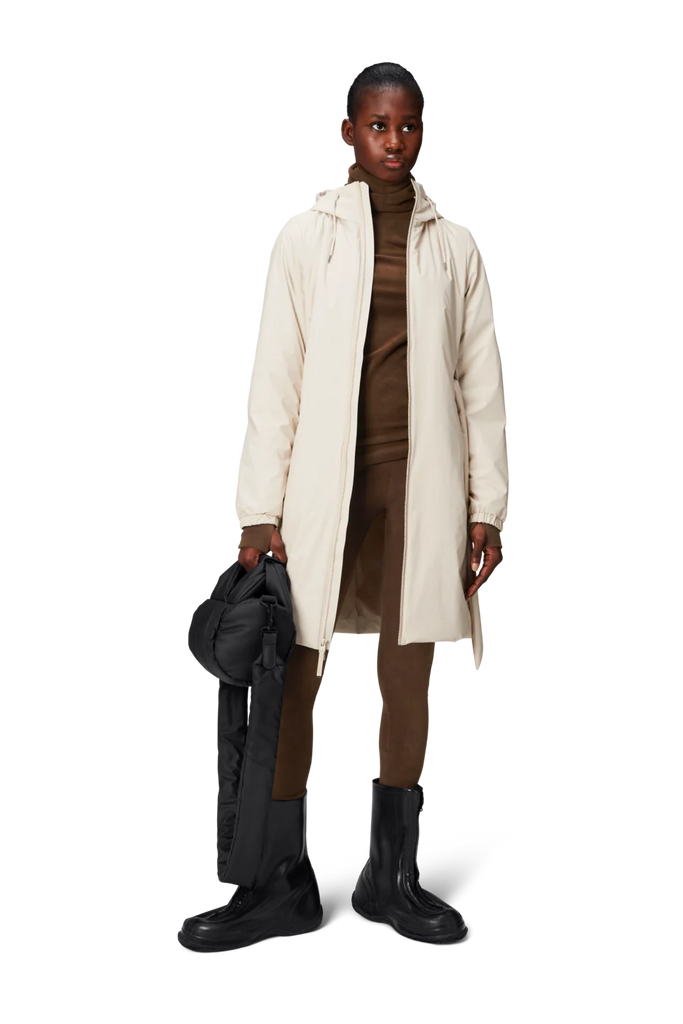 Lohja Long Insulated Curve Jacket | Dune Coats XS,S,M,L Rains