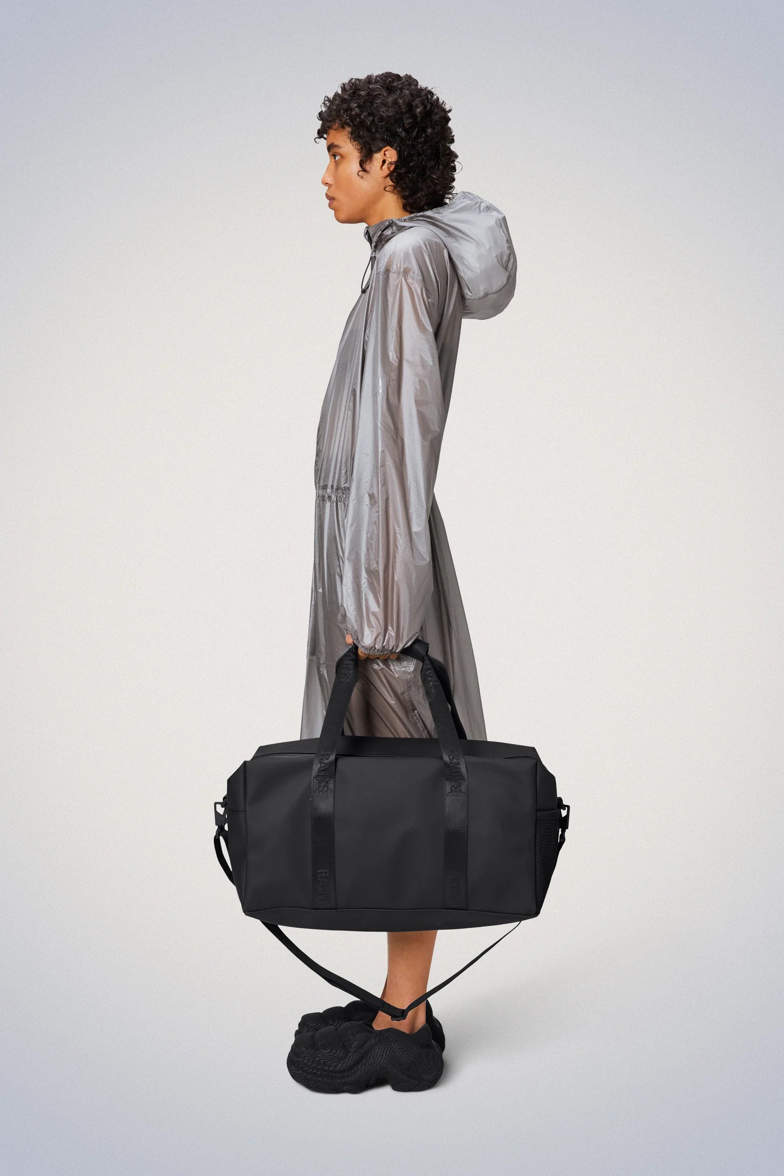 Rains Trail Gym Bag W3 Black Crisp Home Wear