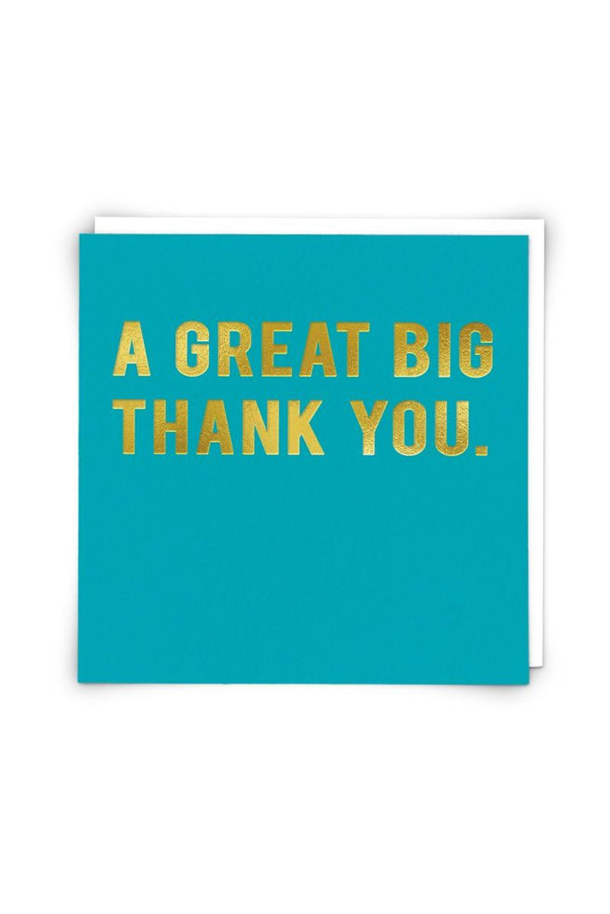 Greeting Card |  Great Thanks Thank You Greeting Card Redback Cards