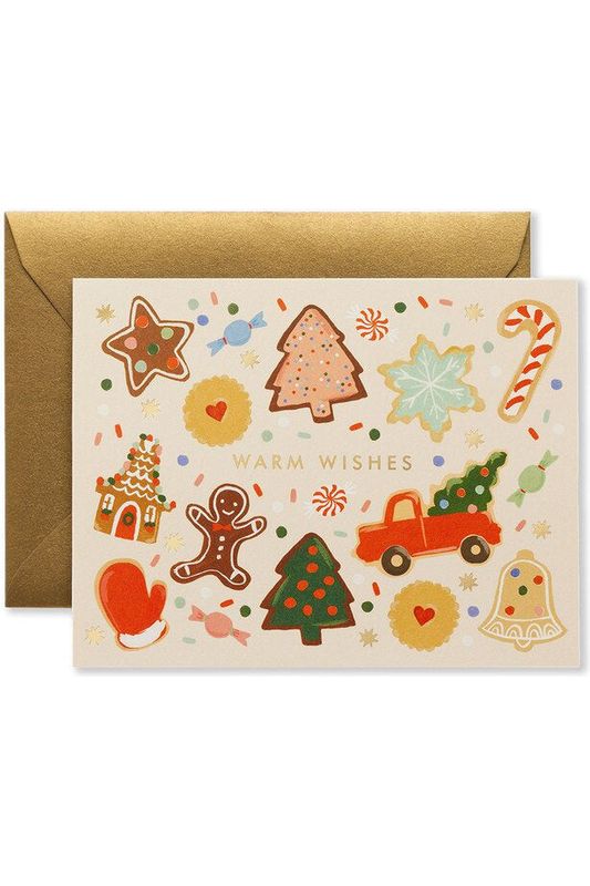 Greeting Card | Holiday Cookies Christmas Greeting Cards Rifle Paper