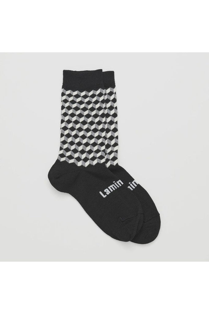 Lamington Merino Wool Crew Socks Rook
