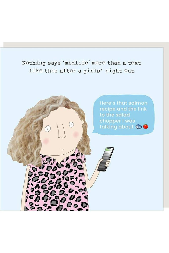 Greeting Card | Midlife Birthday Greeting Card Rosie Made A Thing