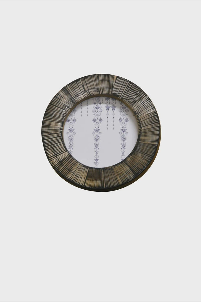 Round Shagreen Horn Photo Frame Frames + Prints May Time