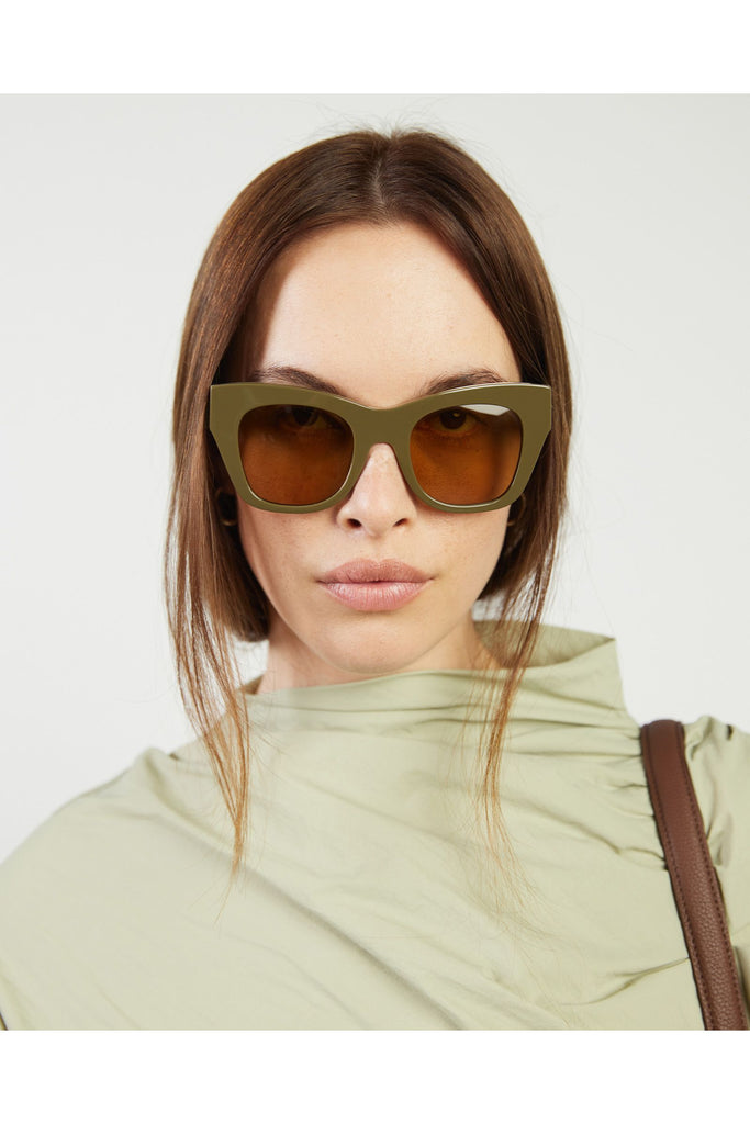 Sloane Sunglasses | Olive Sunglasses Saben