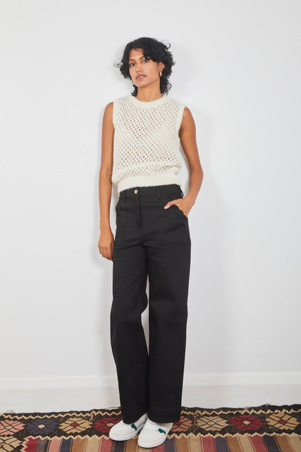 Sandy Pant | Black Denim Pants 8,10,12,14 Dalston