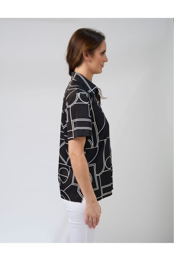 Stella + Gemma Alisa Blouse in Spring Street print