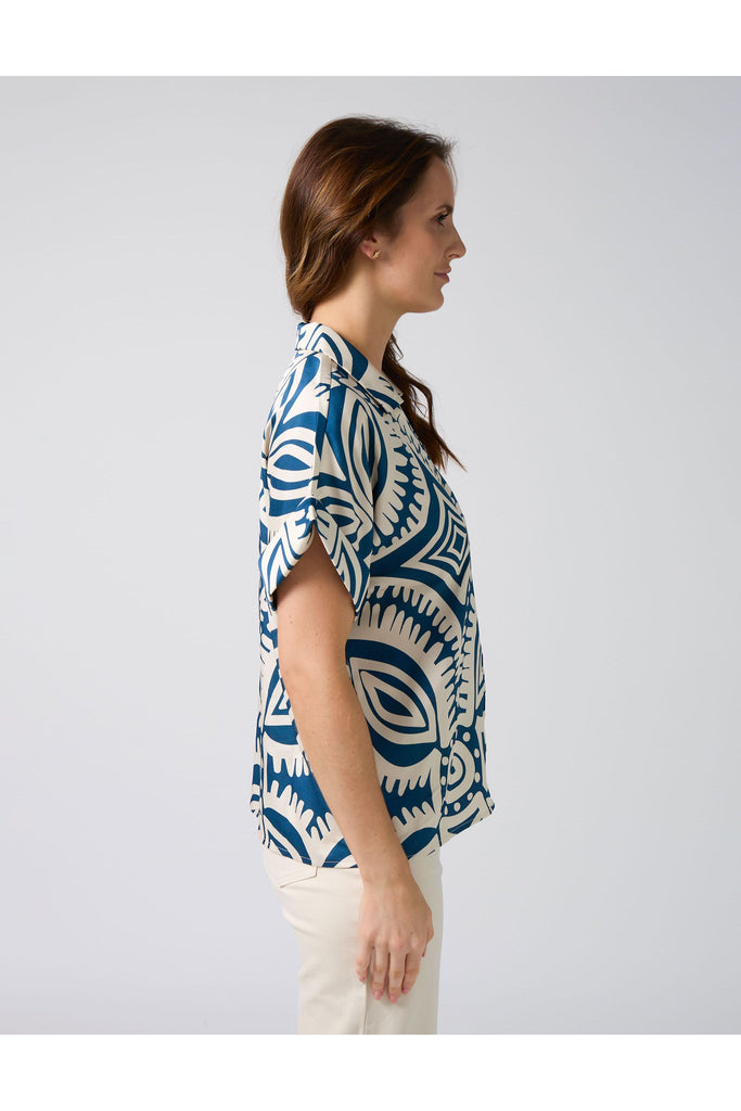 Stella and Gemma Melanie Blouse in the Bellinis on Bondi Print 