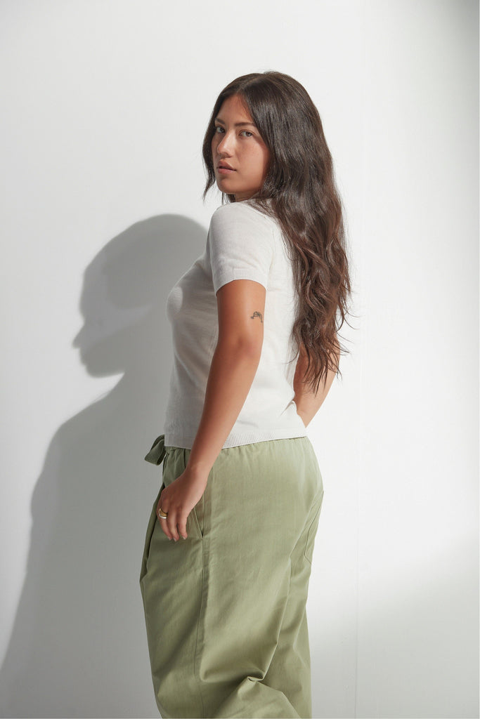 Standard Issue Merino Polo Shirt Alabaster