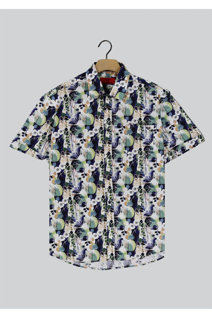 Fields Short Sleeve Shirt | Cobalt Mens Shirts M,L,XL R.F. Scott