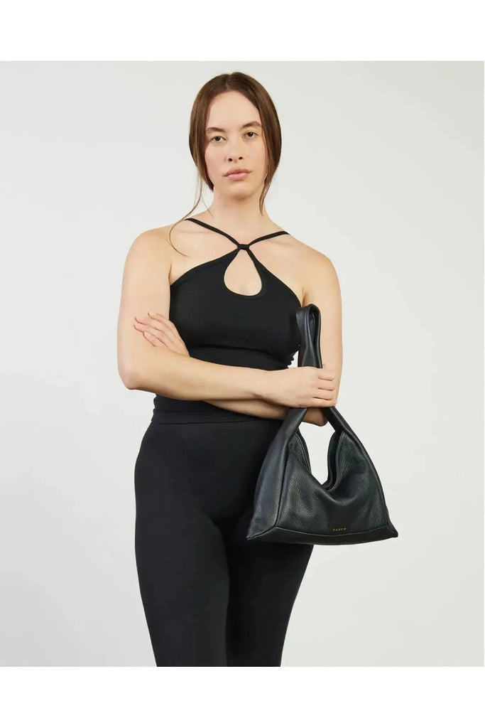 Hazel Shoulder Bag | Black Luxe Shoulder + Crossbody Bags Saben