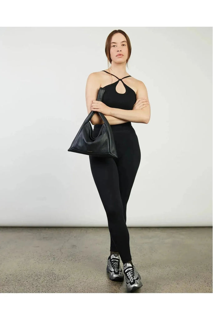 Hazel Shoulder Bag | Black Luxe Shoulder + Crossbody Bags Saben