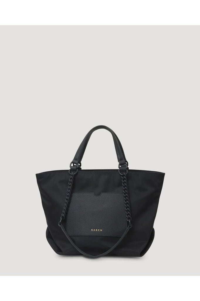 Saben Paris Tote Bag Black Recycled Nylon