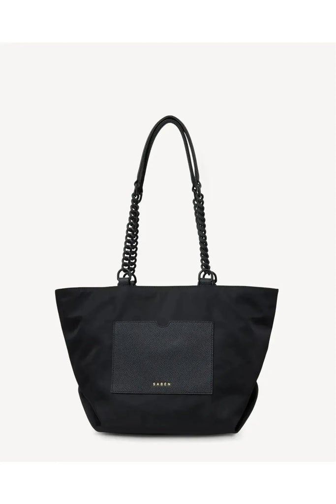 Saben Paris Tote Bag Black Recycled Nylon