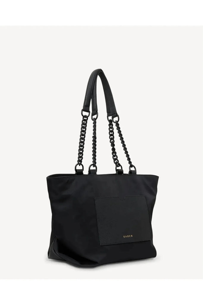 Saben Paris Tote Bag Black Recycled Nylon