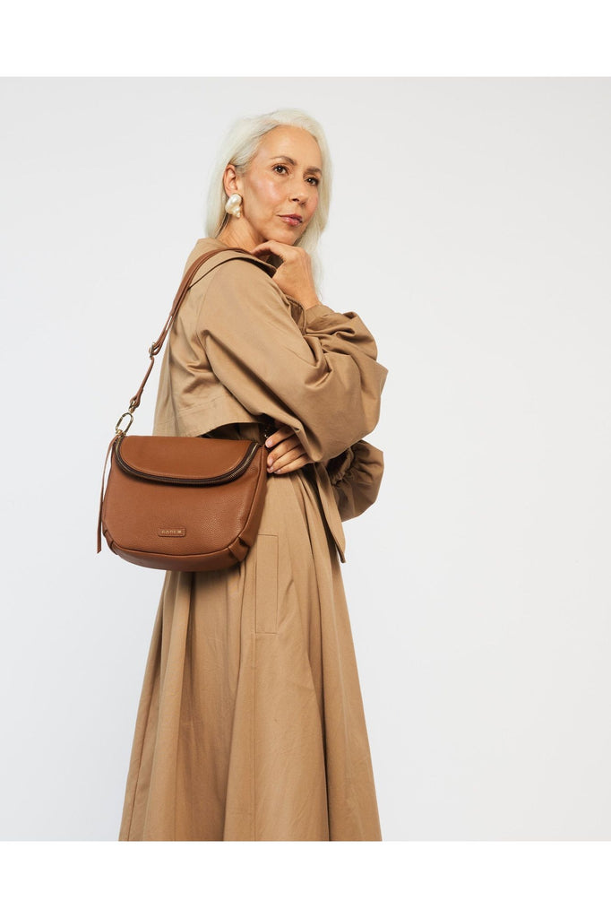 Fifi Crossbody Bag | Tan Shoulder + Crossbody Bags Saben