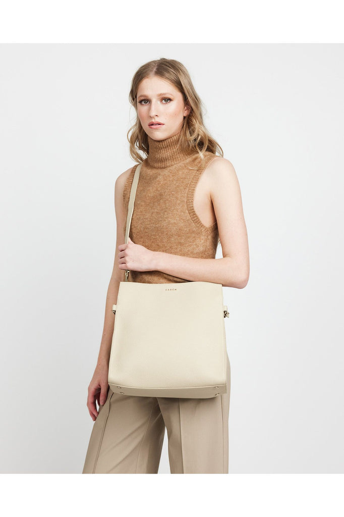 Saben Beatrice Shoulder Bag Biscotti Leather