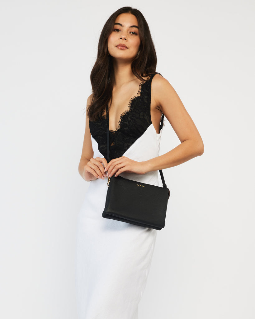 Tilly's Big Sis Crossbody Bag | Black Shoulder + Crossbody Bags Saben