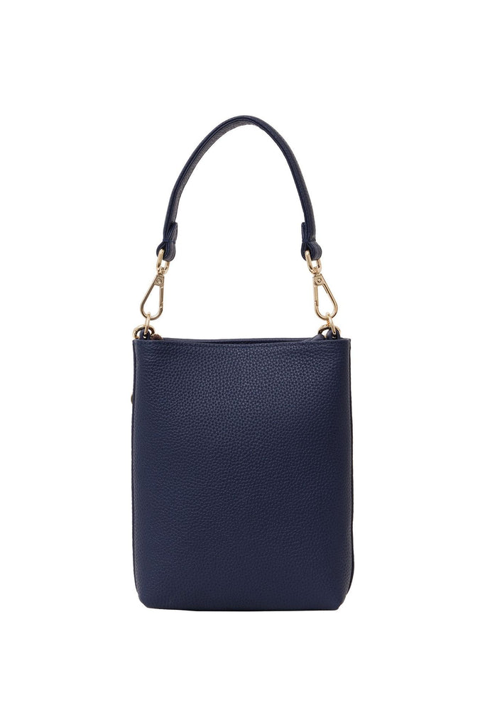Saben Coco Leather Handbag Midnight Blue
