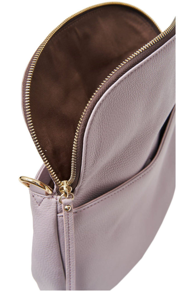 Saben AW24 Fifi Leather Handbag Lilac Haze