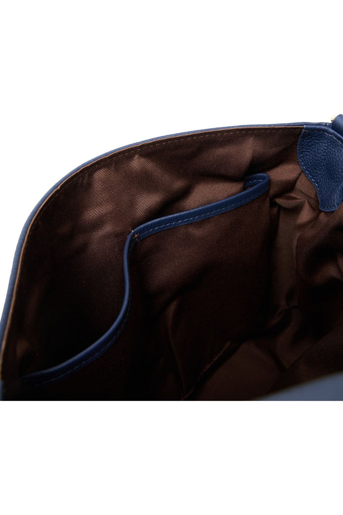 Saben Frankie Shoulder Bag Midnight Blue Leather
